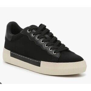 Vince Camuto Senlie Comfort Sneakers Women Sz 9.5 M Eu 41 Black Street Shoes